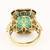 Solid 14k Yellow Gold Ring with 10.85ct Near Flawless African Emerald 4 thumbnail