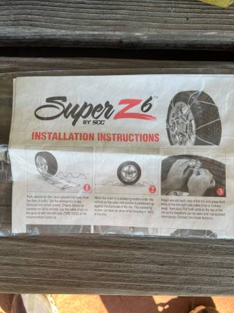 SCC Super Z6 Series Cadenas para Camioneta Liviana SZ435** NUEVO** - $60 (richmond / seacliff)63471437060865123