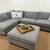 Beautiful sectional couch with ottoman 1 thumbnail