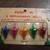 Vtg Pack of 5 Renown Xmas Multi-color Flower Push-in Replacement Bulbs 1 thumbnail