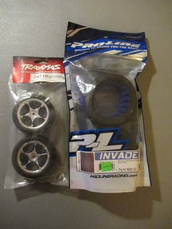 Traxxas and Pro Line tires for R/C car hobby shop builds - NOS 1