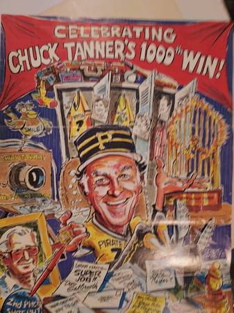 Pittsburgh Pirates Chuck Tanner's 1000th Win Poster 1