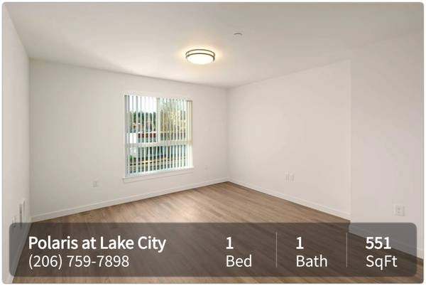 $1,425 / 1br - 551ft2 - Spacious and comfortable 551 sqft, 1 bed, 1 bath close to campus (Seattle - 13 Minute Drive to University of Washington)63799882135043121