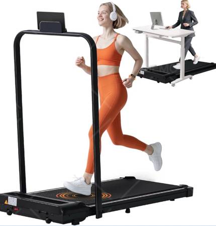 Portable Treadmill with Handles 1