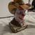 Vintage ceramic Cowboy clown liquor decanter 2 thumbnail