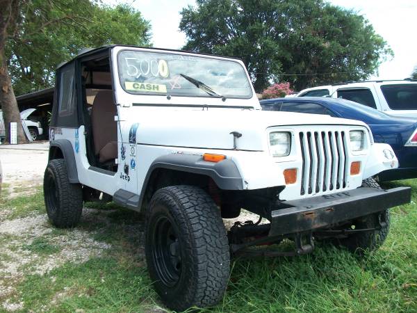 1994 jeep wrangler manual 4x4 - $4,950 (HOUSTON TX)63622258351617120