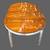 1970s Pace Collection Burl Wood Chrome Table and 6 Vintage Acme chair 13 thumbnail