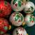 Vintage Glass Holly Ornaments Balls LOT of #16 4 thumbnail