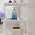 Corner shelf unit, white, 33x33x71 cm. Toys. Photo. Devors. Plants. 3 thumbnail