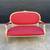 Antique French XVI Carved Wood Love Seat Sofa, c.1950’s 1 thumbnail