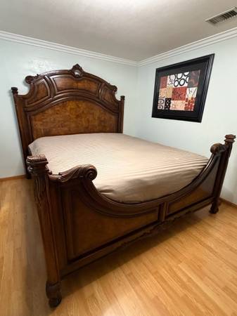 King Size Solid Wood Bed Frame 1