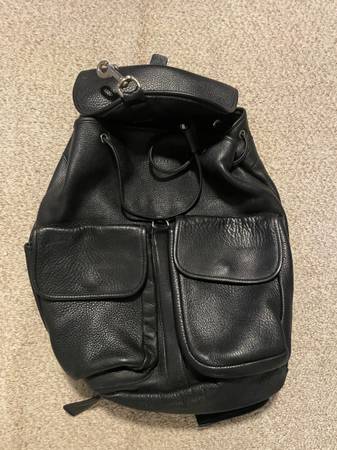 Vintage Genuine Leather Backpack 1
