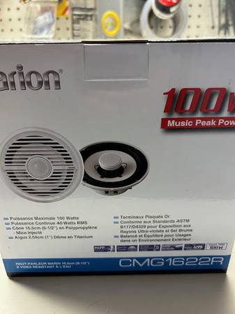 Clarion marine speakers 1