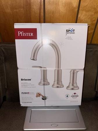 New... Pfister 8 in. Double Handle Faucet 1