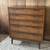 Mid-Century Modern Walnut & Burl Accents Dresser High Chest 38”W 43.5” 1 thumbnail