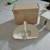 NWT Mikasa Sweetheart Ivory Bone China Rose Bouquet Basket w. Handle 1 thumbnail