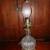 Lamp Crystal table lamp brass base 21" tall 1 thumbnail