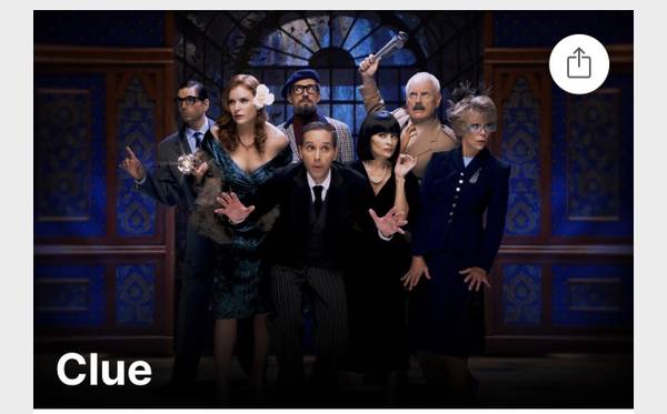 Two orchestra tickets for Clue 1