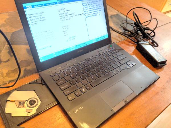 Sony Vaio VPCSA3SGX PCG-4121FL Laptop: 6GB RAM+256 GB SSD+BluRay 1