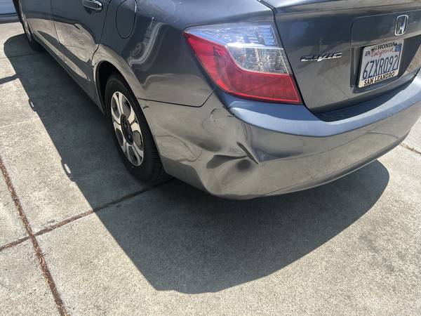 2012 Honda Civic LX – 150k miles – Clean Title – Urgent Sale – San Jos - $5,500 (san jose north)63613295223041120