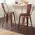 Set of 4 Industrial Copper Bar Stools with Wooden Seats - Beautiful! 1 thumbnail
