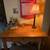 Antique Small Oak Writing Desk Kids Childrens Desk 1 thumbnail
