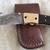 NEW +DELMONICO+ DAMASCUS RAM/BULL HORN POCKET KNIFE 2 thumbnail