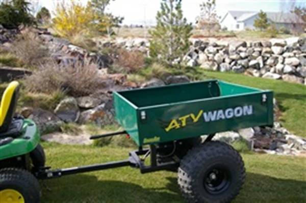 Small utility dump trailer, For Lawn tractor or ATV / UTV 1