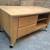 Good Quality Heavy Solid Wood Entertainment TV Table with Wheels 2 thumbnail