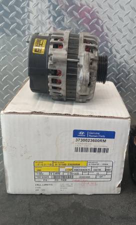 Hyundai alternator remanufactured 37300-23600  date 10/8/21 1