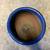 11 1/2 Inch Blue Glazed Terra Cotta Planter 3 thumbnail