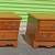Matching pair of Vintage 2-drawer Nightstands w/ Decorative Hardware 4 thumbnail