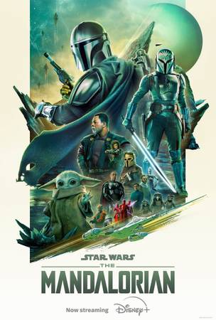 Star Wars “ The Mandalorian Season 3” Authentic Movie Poster 1