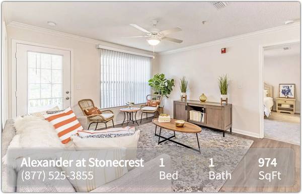 $1,579 / 1br - 974ft2 - Large 974 sqft 1 bed, 1 bath! Convenient washer and dryer included! (Lithonia)63964128229122121