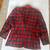Pendleton women’s vintage red plaid wool blazer 3/4 sleeve 2 thumbnail
