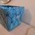 Teal Blue Rectangular Ceramic Planter 3 thumbnail