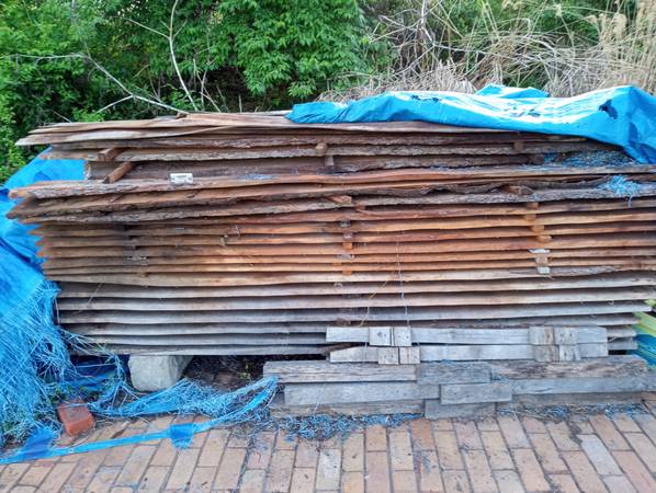Rough cut cherry planks 1