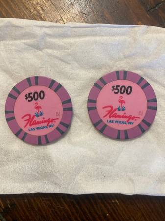 Casino chips/flamingo las Vegas 1