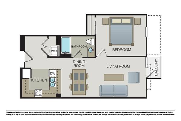 $2,907 / 1hab - 841ft2 - DEBE VER EL DEPARTAMENTO - CASCO URBANO - Hermoso departamento renovado 1x1 (East Village / Casco Urbano / San Diego)63663921990659122