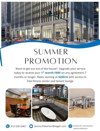 $250 1st month FREE - 24/7 access + FREE gym (Loop)63771197152641120