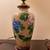 Pair of 1950s Chinese Brass & Enamel Cloisonne Lamps 2 thumbnail