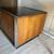 1960s MCM Walnut and Chrome Plinth Bar Storage End Table 7 thumbnail
