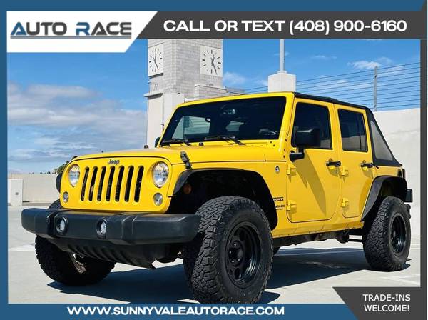 2015 Jeep Wrangler Unlimited Unlimited Sport SUV 4D WE SHIP CALIFORNIA CARS ANYW - $19,999 (+ Auto Race CA - Over 100 Cars)63654702073859120
