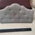 Twin Grey upholstered headboard 1 thumbnail