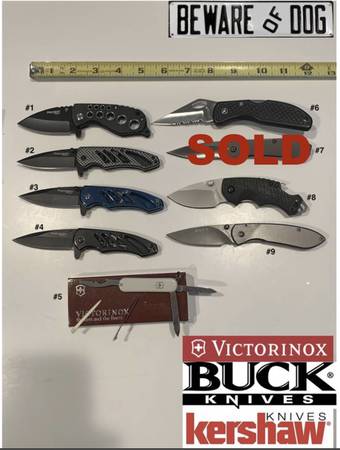 Knives, pocket knives 1