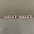 (Set) OEM 1969-1972 Chevrolet GM 350 Fender Emblem #325291 1 thumbnail