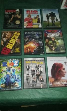 Dvd $10 each or dvd's all for $40 1
