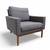 DWR RALEIGH LOUNGE CHAIR DESIGN WITHIN REACH MID CENTURY LOOK 1 thumbnail