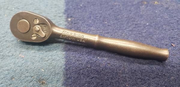 Vintage Snap-on 1/4" Drive Ratchet GM-70-M 1