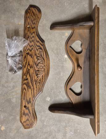 Wood Shelf and Rack 1